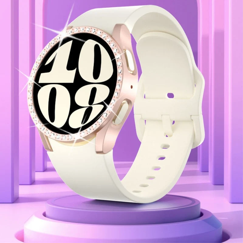 Samsung Galaxy Watch 7 44mm Hart Plastik und Strass Bumper