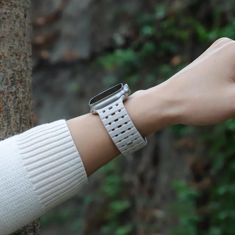 Unglaublich Bequem Apple Smartwatch Silikon Universell Armband