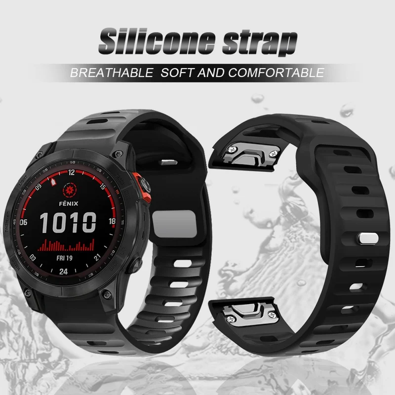 Unglaublich Süß Garmin Fenix 7X Silikon Armband