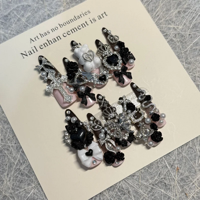 Gothic Themen Nagelkunst Set