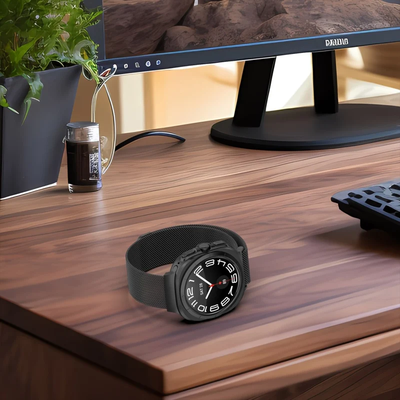 Auffallend Modisch Samsung Galaxy Watch Ultra 47mm Metall Armband