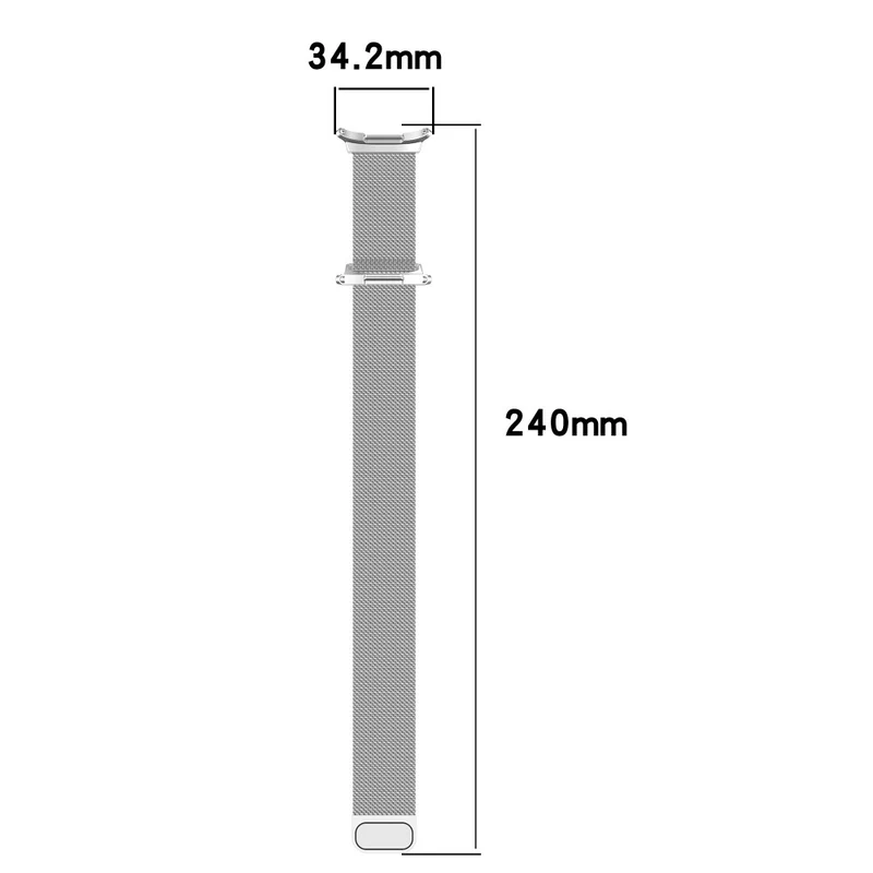 Auffallend Modisch Samsung Galaxy Watch Ultra 47mm Metall Armband