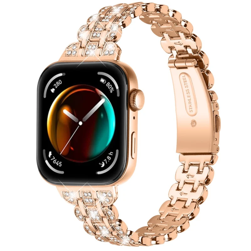 Super Stylisch Huawei Watch Fit 3 Metall Und Strass Armband