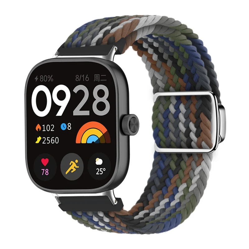 Bequem Xiaomi Smart Band 8 Pro / Xiaomi Redmi Watch 4 Nylon Universell Armband