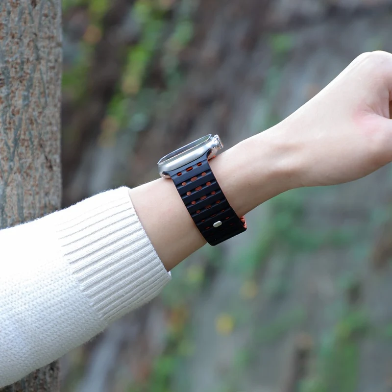 Mega Bequem Apple Smartwatch Silikon Universell Armband
