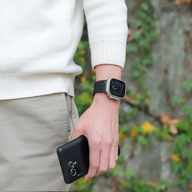 Mega Bequem Apple Smartwatch Silikon Universell Armband