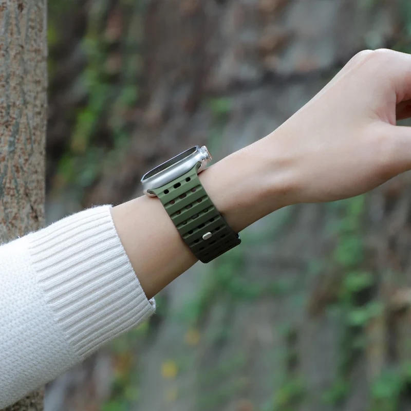 Mega Bequem Apple Smartwatch Silikon Universell Armband