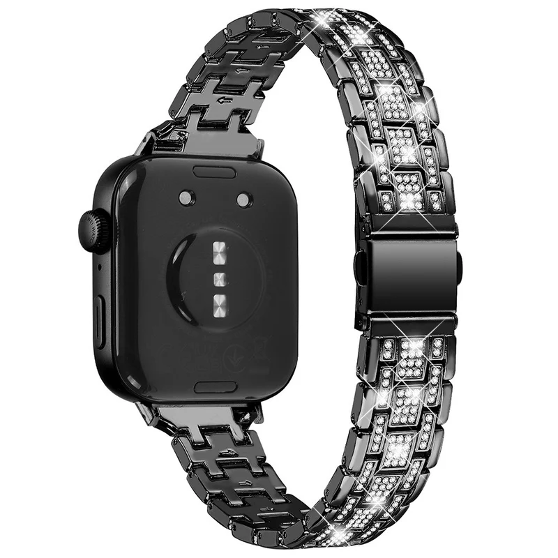 Absolut Modisch Huawei Watch Fit 3 Metall Und Strass Armband