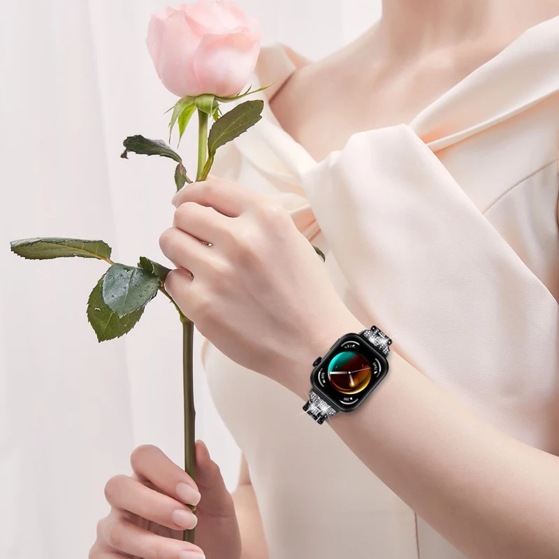 Absolut Modisch Huawei Watch Fit 3 Metall Und Strass Armband