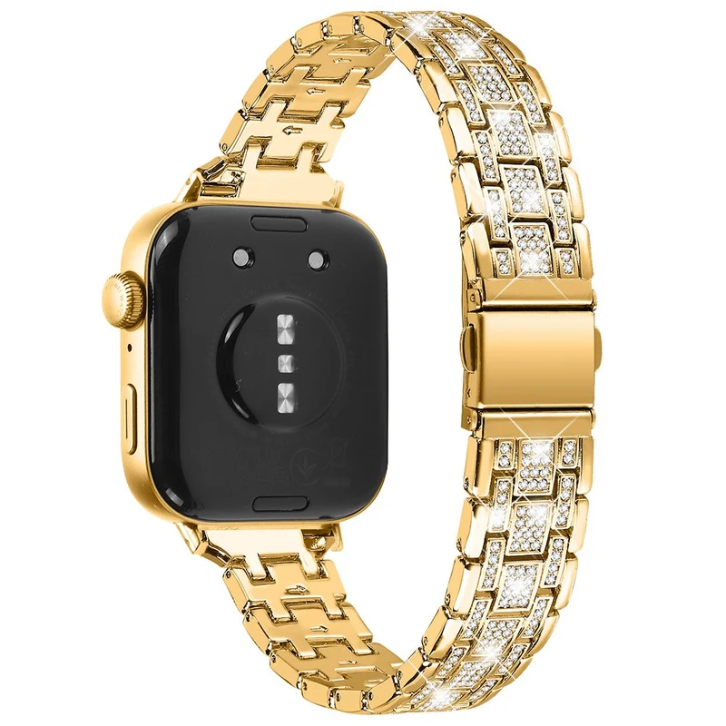 Absolut Modisch Huawei Watch Fit 3 Metall Und Strass Armband