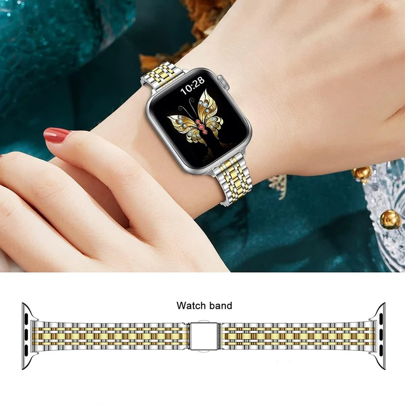 Unglaublich Robust Apple Smartwatch Metall Universell Armband