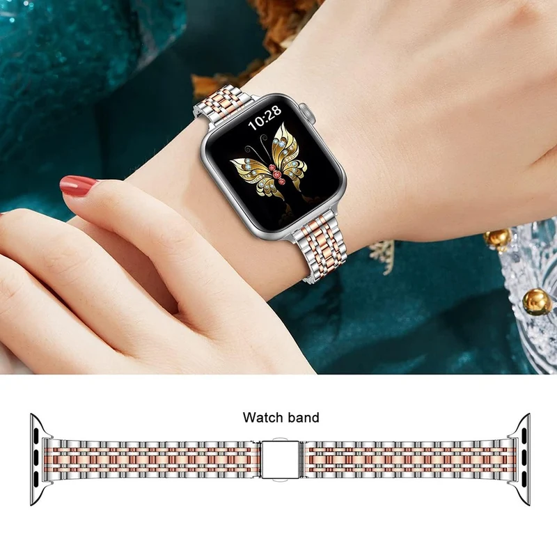Unglaublich Robust Apple Smartwatch Metall Universell Armband