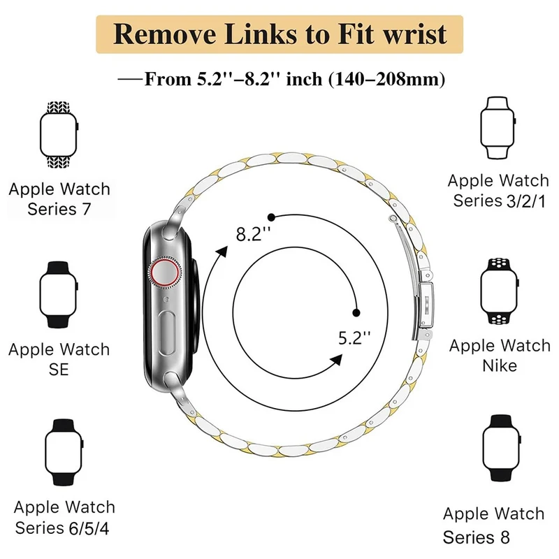 Absolut Süß Apple Smartwatch Metall Universell Armband