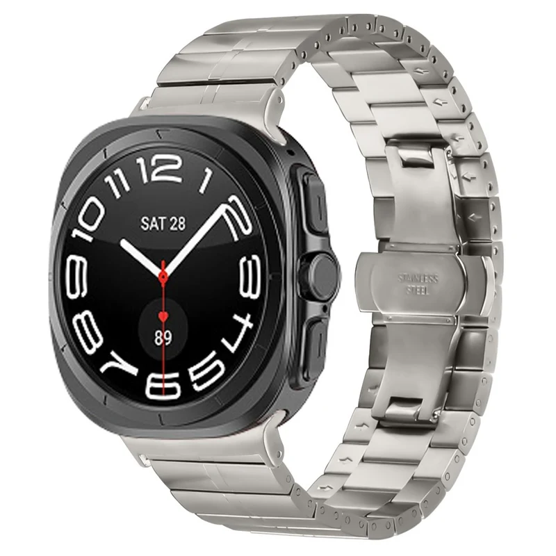 Stilvoll Samsung Galaxy Watch Ultra 47mm Metall Armband