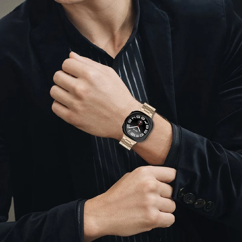 Bemerkenswert Reizvoll Samsung Galaxy Watch Ultra 47mm Metall Armband