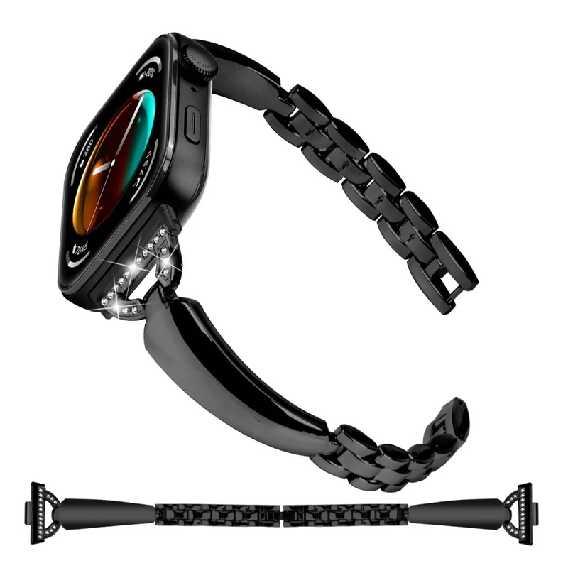 Super Stylisch Huawei Watch Fit 3 Metall Und Strass Armband
