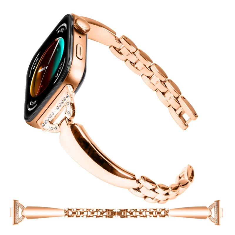 Super Stylisch Huawei Watch Fit 3 Metall Und Strass Armband