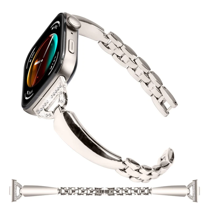 Super Stylisch Huawei Watch Fit 3 Metall Und Strass Armband
