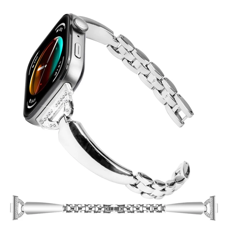 Super Stylisch Huawei Watch Fit 3 Metall Und Strass Armband
