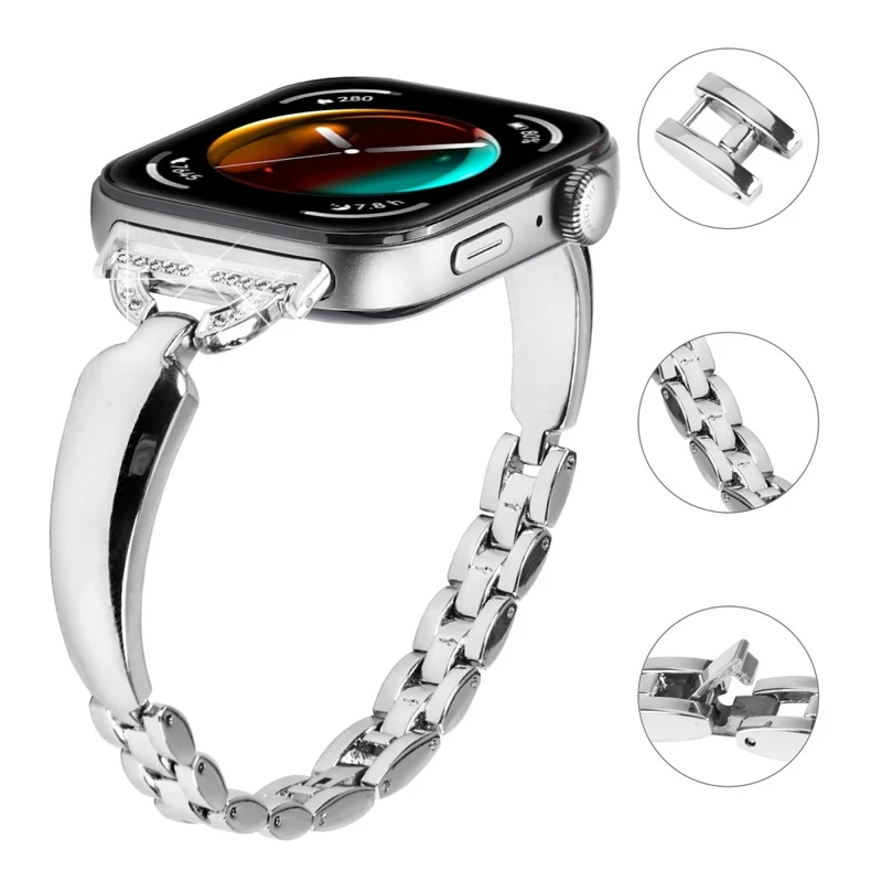 Super Stylisch Huawei Watch Fit 3 Metall Und Strass Armband