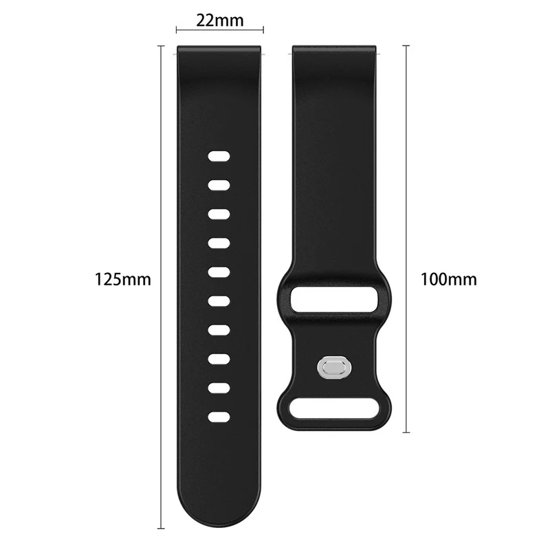 Weich 22mm Silikon Armband