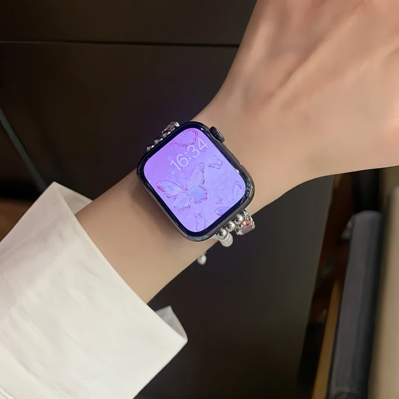Bemerkenswert Langlebig Apple Smartwatch Metall Und Plastik Universell Armband