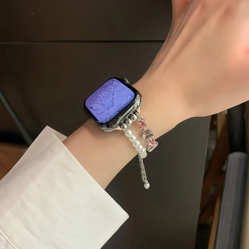 Bemerkenswert Langlebig Apple Smartwatch Metall Und Plastik Universell Armband