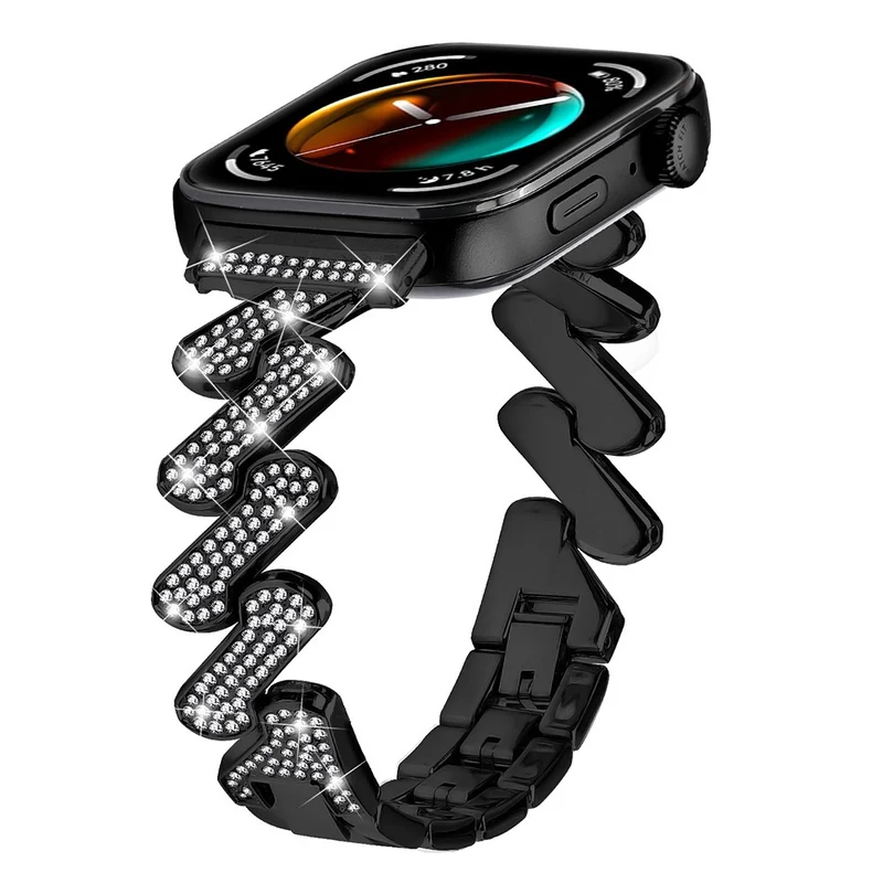 Sehr Reizvoll Huawei Watch Fit 3 Metall Und Strass Armband