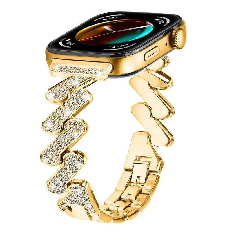 Sehr Reizvoll Huawei Watch Fit 3 Metall Und Strass Armband