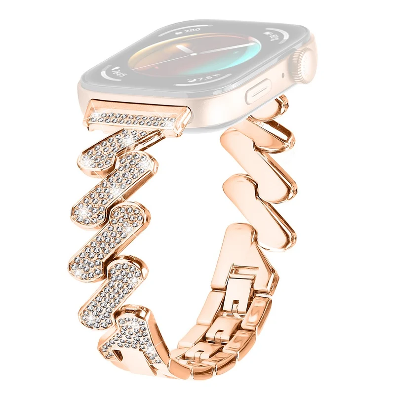 Sehr Reizvoll Huawei Watch Fit 3 Metall Und Strass Armband