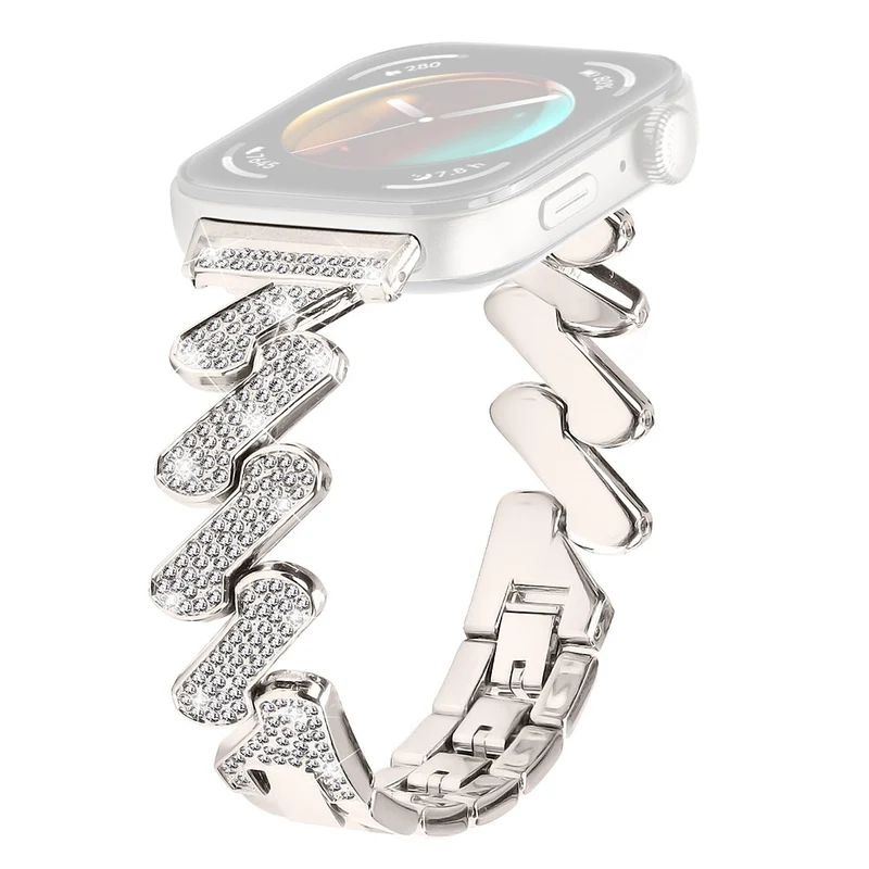 Sehr Reizvoll Huawei Watch Fit 3 Metall Und Strass Armband