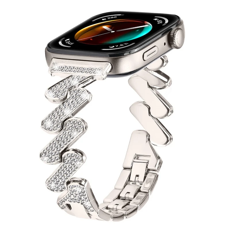 Sehr Reizvoll Huawei Watch Fit 3 Metall Und Strass Armband
