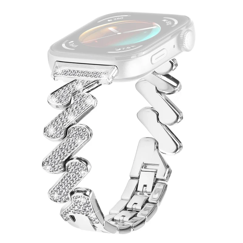 Sehr Reizvoll Huawei Watch Fit 3 Metall Und Strass Armband