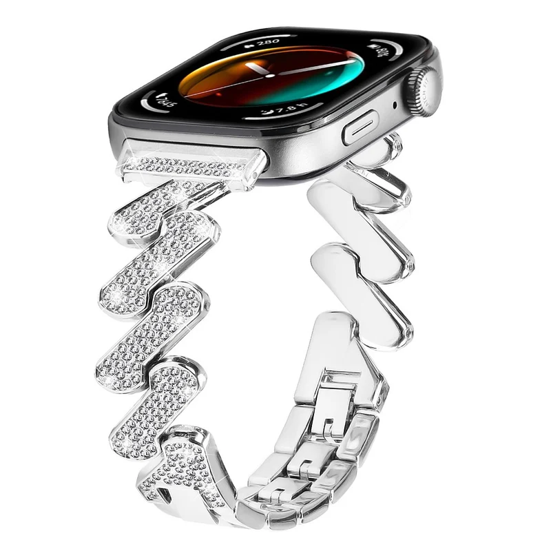 Sehr Reizvoll Huawei Watch Fit 3 Metall Und Strass Armband
