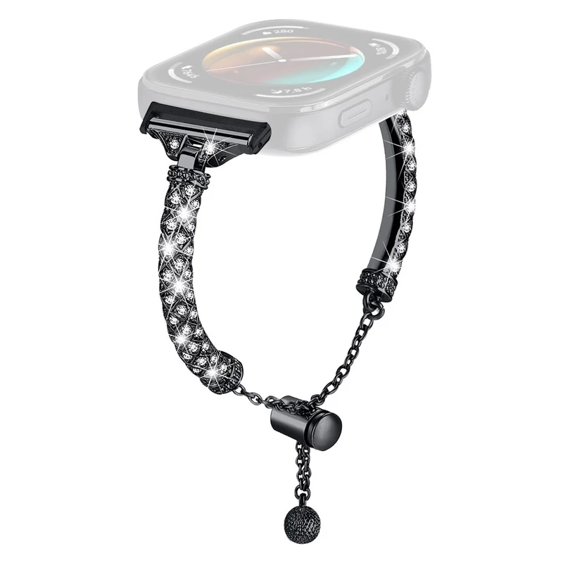 Sehr Elegant Huawei Watch Fit 3 Metall Und Strass Armband