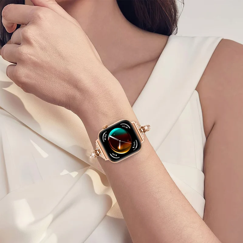 Sehr Elegant Huawei Watch Fit 3 Metall Und Strass Armband