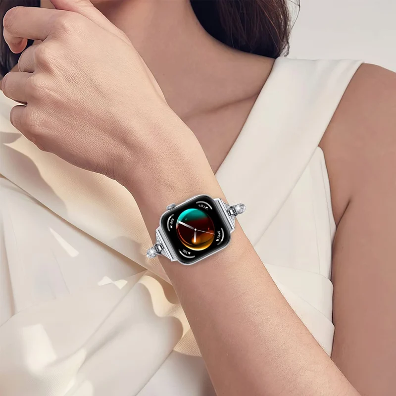Sehr Elegant Huawei Watch Fit 3 Metall Und Strass Armband