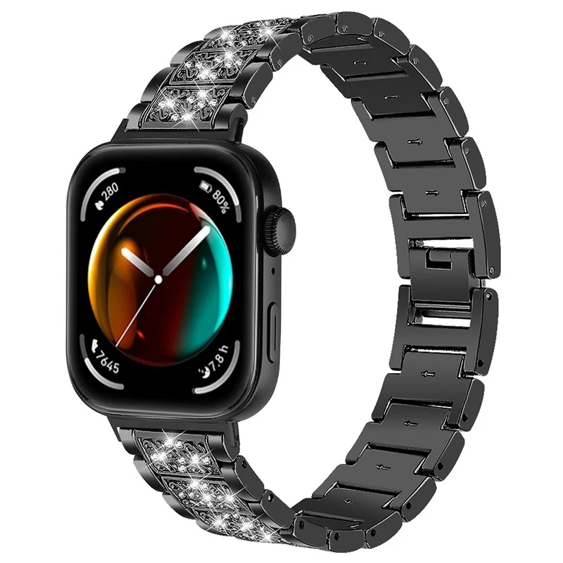 Absolut Gut Huawei Watch Fit 3 Metall Und Strass Armband