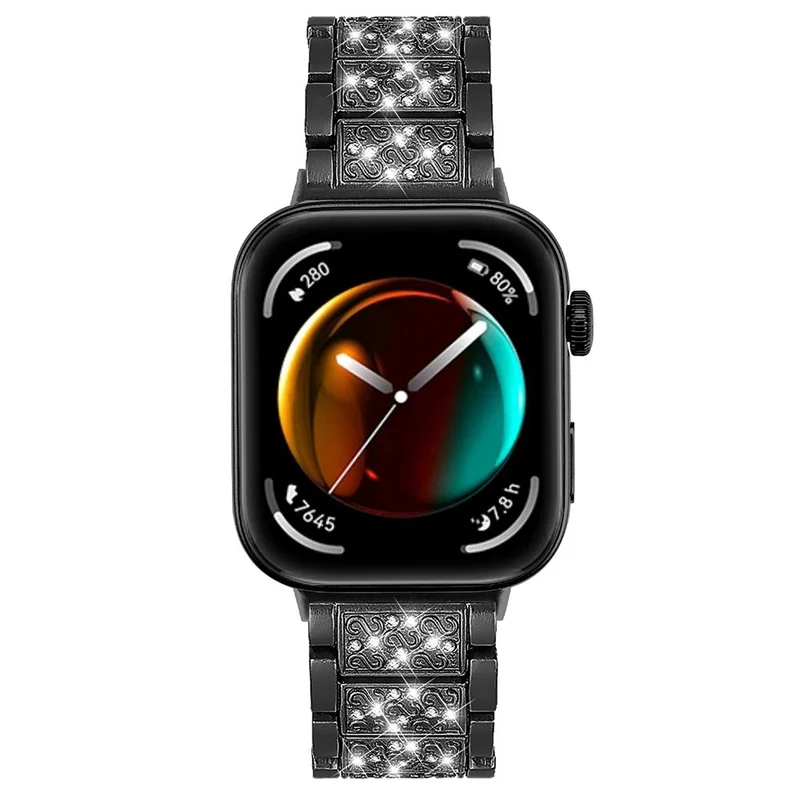 Absolut Gut Huawei Watch Fit 3 Metall Und Strass Armband