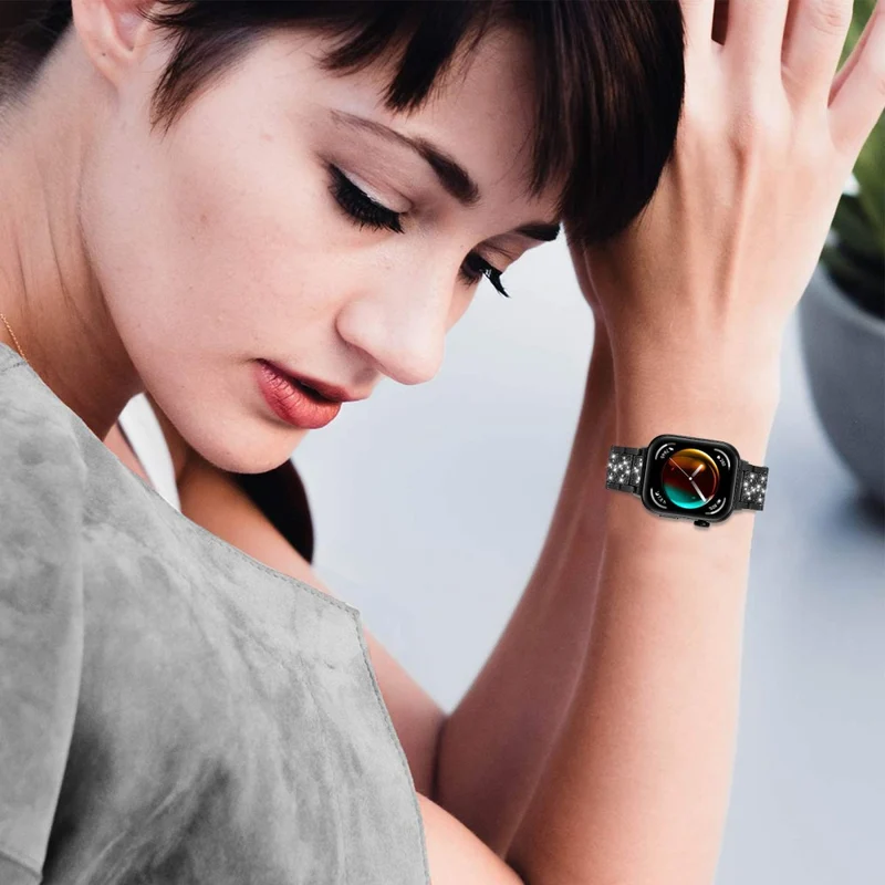 Absolut Gut Huawei Watch Fit 3 Metall Und Strass Armband