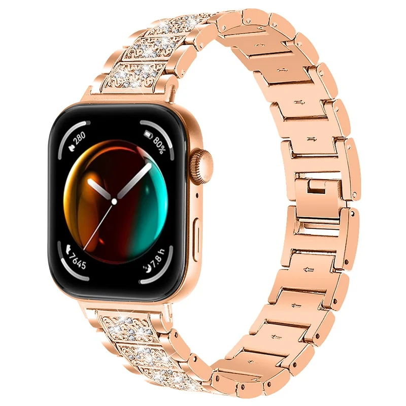 Absolut Gut Huawei Watch Fit 3 Metall Und Strass Armband