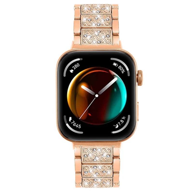Absolut Gut Huawei Watch Fit 3 Metall Und Strass Armband