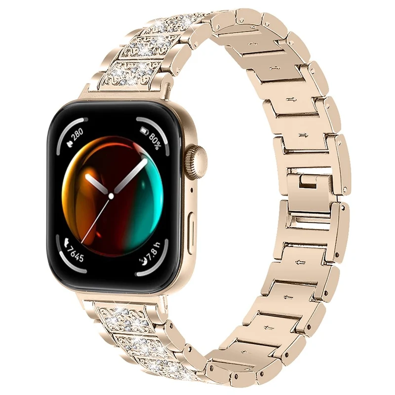 Absolut Gut Huawei Watch Fit 3 Metall Und Strass Armband