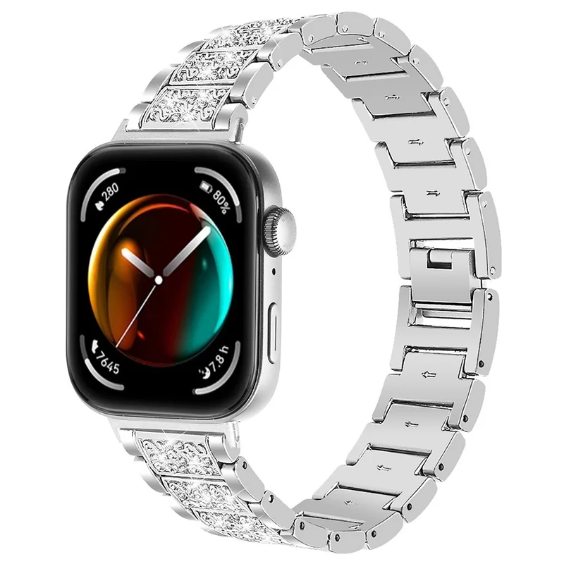 Absolut Gut Huawei Watch Fit 3 Metall Und Strass Armband