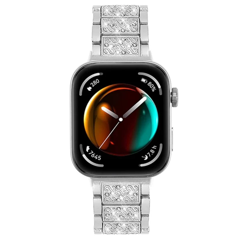 Absolut Gut Huawei Watch Fit 3 Metall Und Strass Armband