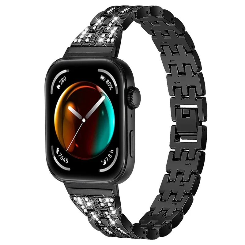 Absolut Stark Huawei Watch Fit 3 Metall Und Strass Armband