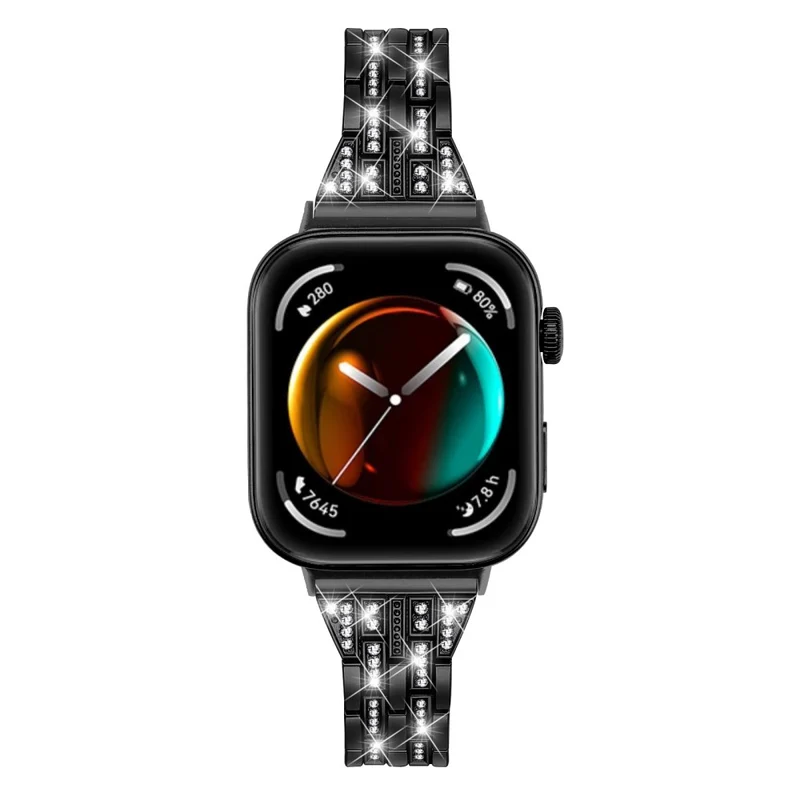 Absolut Stark Huawei Watch Fit 3 Metall Und Strass Armband