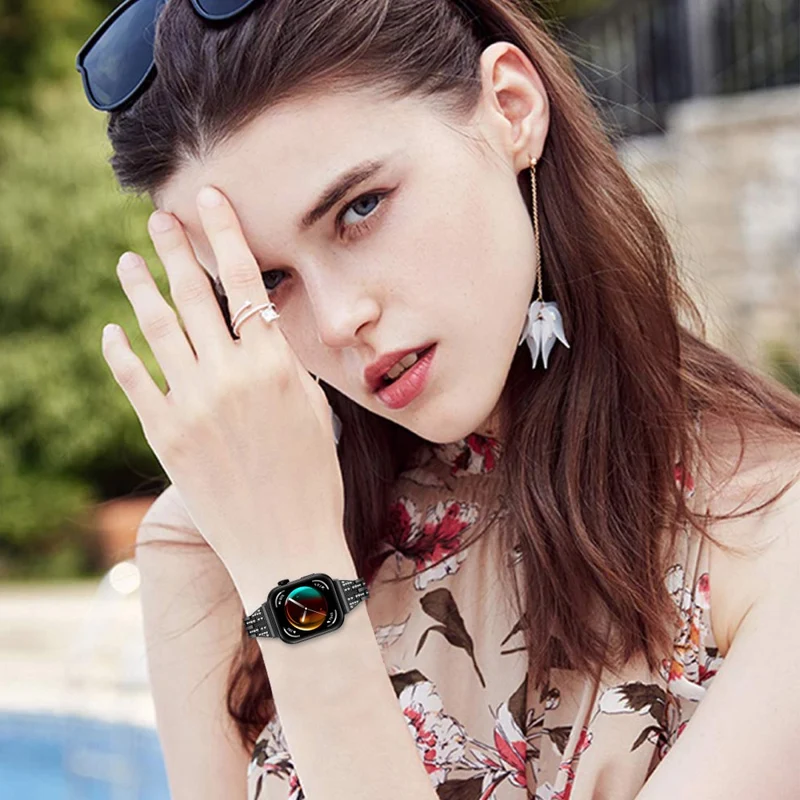 Absolut Stark Huawei Watch Fit 3 Metall Und Strass Armband