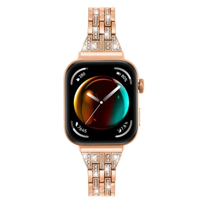 Absolut Stark Huawei Watch Fit 3 Metall Und Strass Armband
