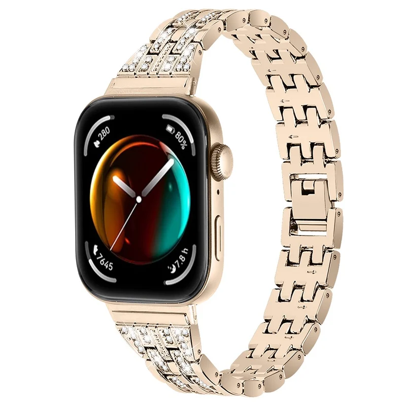 Absolut Stark Huawei Watch Fit 3 Metall Und Strass Armband